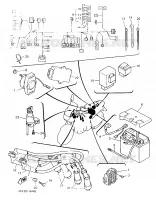 PARTIE ELECTRIQUE 1 pour Yamaha XJN 1996