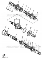 TRANSMISSION pour Yamaha XJN 1996