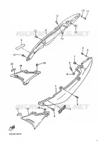COUVERCLE LATERAL pour Yamaha XJN 1996