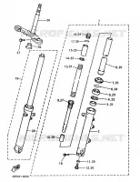 FOURCHE pour Yamaha XJN 1996