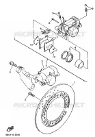 ETRIER DE FREIN ARRIERE pour Yamaha XJN 1996