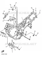 CADRE pour Yamaha XJN 1996