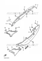 COUVERCLE LATERAL pour Yamaha XJN 1996