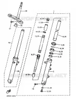 FOURCHE pour Yamaha XJN 1996