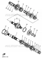 TRANSMISSION pour Yamaha XJN 1996