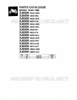 * CATALOG PREFACE * pour Yamaha XJN 1998