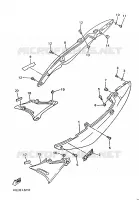 COUVERCLE LATERAL pour Yamaha XJN 1998