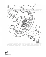 ROUE AVANT pour Yamaha XJN 1998