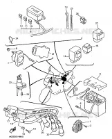 PARTIE ELECTRIQUE 1 pour Yamaha XJN 1999
