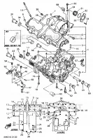 CARTER MOTEUR pour Yamaha XJN 1999