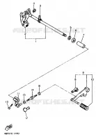PEDALE DE SELECTEUR pour Yamaha XJN 1999