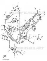 CADRE pour Yamaha XJN 1999