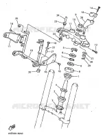 DIRECTION pour Yamaha XJN 1999