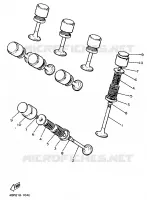 SOUPAPE pour Yamaha XJN 1999