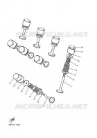 SOUPAPE pour Yamaha XJN 2001