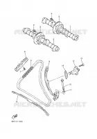 ARBRE A CAMES / CHAINE DE DISTRIBUTION pour Yamaha XJN 2001