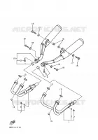 ECHAPPEMENT pour Yamaha XJN 2001