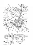 CARTER MOTEUR pour Yamaha XJN 2001