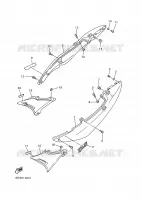 COUVERCLE LATERAL pour Yamaha XJN 2001