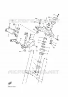 DIRECTION pour Yamaha XJN 2001