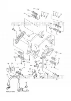 SUPPORT / REPOSE PIEDS pour Yamaha XJN 2001
