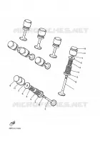 SOUPAPE pour Yamaha XJN 2001