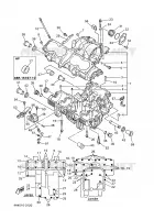 CARTER MOTEUR pour Yamaha XJN 2001