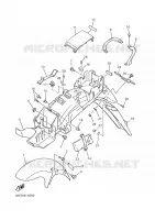 GARDE BOUE pour Yamaha XJN 2001