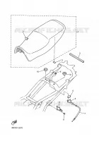 SELLE pour Yamaha XJN 2001