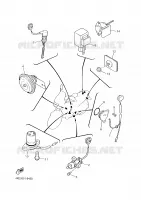 PARTIE ELECTRIQUE 2 pour Yamaha XJN 2001