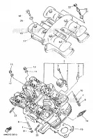 CULASSE pour Yamaha XJN 1995
