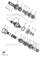 TRANSMISSION pour Yamaha XJN 1995