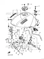 RESERVOIR A ESSENCE pour Yamaha XJN 1995