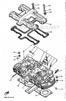 CULASSE pour Yamaha XJ 1989