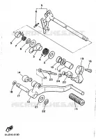 PEDALE DE SELECTEUR pour Yamaha XJ 1989