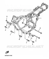 CADRE pour Yamaha XJ 1989
