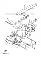 AMORTISSEUR ARRIERE pour Yamaha XJ 1989
