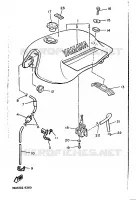 RESERVOIR A ESSENCE pour Yamaha XJ 1989