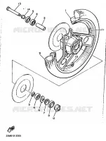 ROUE AVANT pour Yamaha XJ 1989