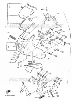 CARENAGE AVANT pour Yamaha XJ 1989