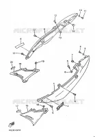 COUVERCLE LATERAL pour Yamaha XJN 1996