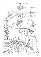 RESERVOIR A ESSENCE pour Yamaha XJN 1996
