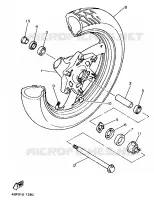 ROUE AVANT pour Yamaha XJN 1996