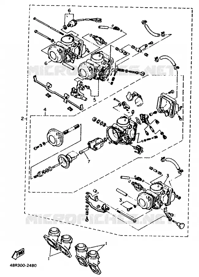 ALTERNATIVE MOTEUR - ANGLETERRE Yamaha MOTO 600 1992 XJS DIVERSION  XJ600S