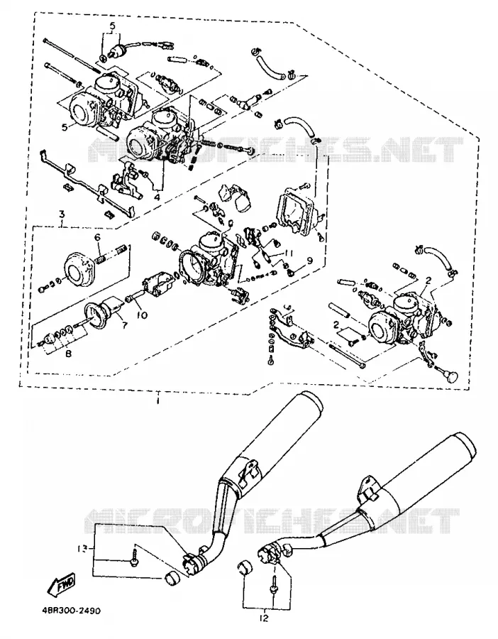 ALTERNATIVE MOTEUR - ANGLETERRE Yamaha MOTO 600 1992 XJS DIVERSION  XJ600S