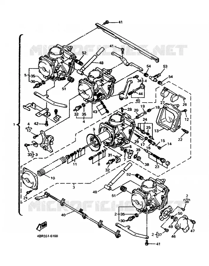 CARBURATEUR Yamaha MOTO 600 1996 XJS DIVERSION  XJ600S