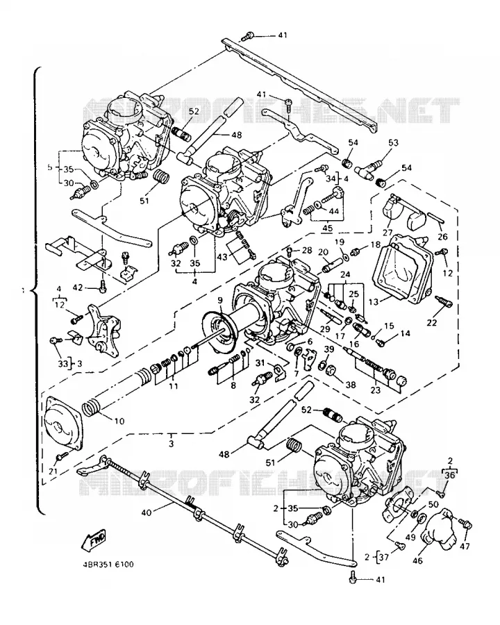 CARBURATEUR Yamaha MOTO 600 1998 XJS DIVERSION  XJ600S