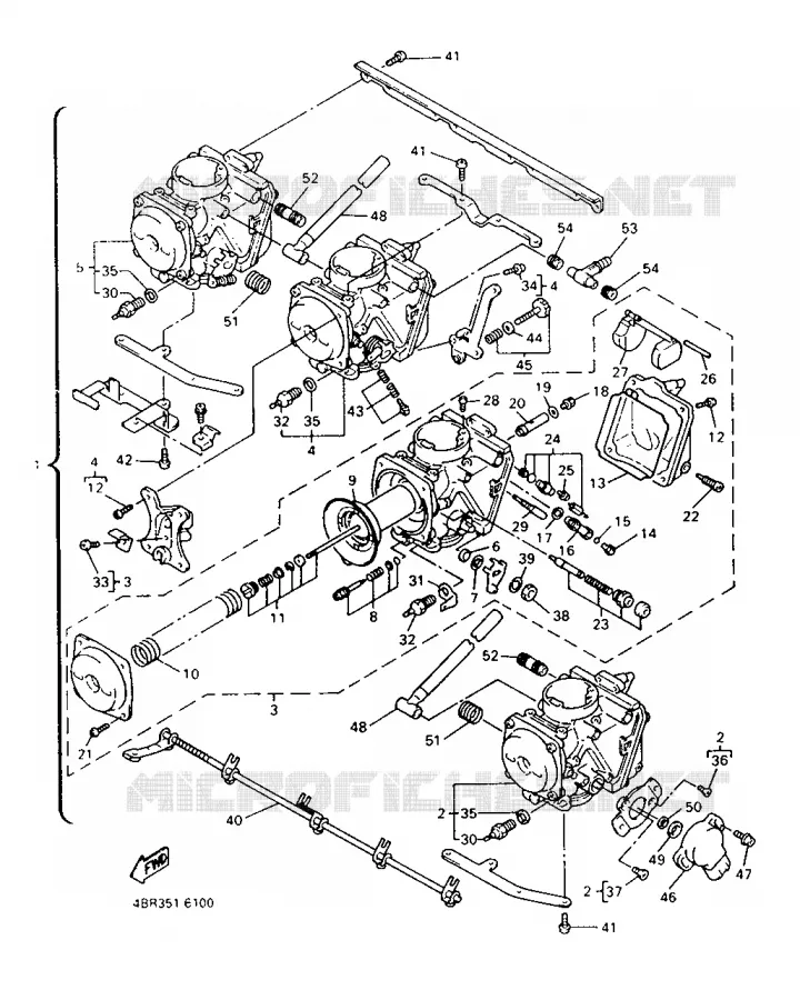CARBURATEUR Yamaha MOTO 600 1998 XJS DIVERSION  XJ600S