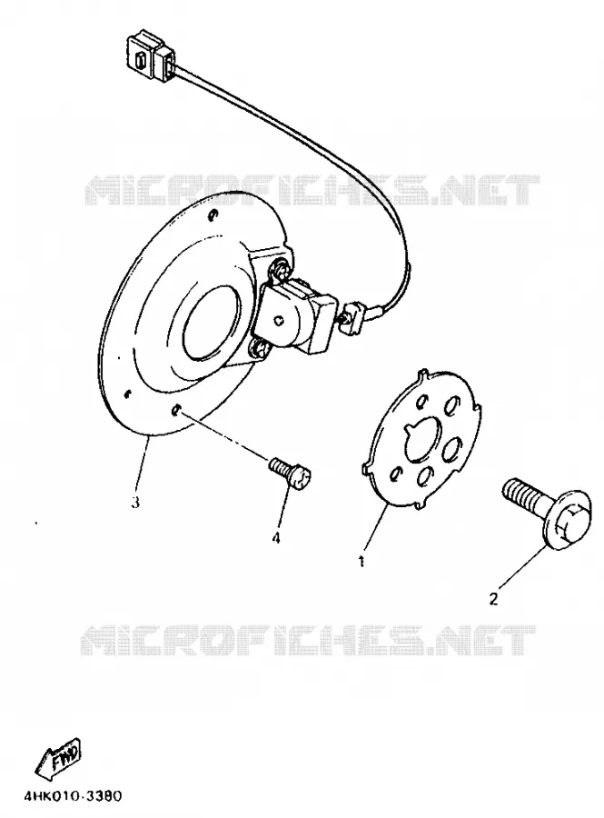 CAPTEUR D'ALLUMAGE Yamaha MOTO 600 1998 XJS DIVERSION  XJ600S