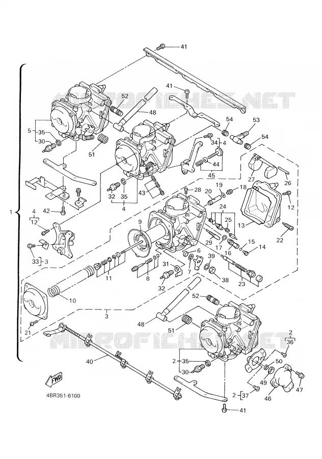 CARBURATEUR Yamaha MOTO 600 2000 XJS DIVERSION  XJ600S